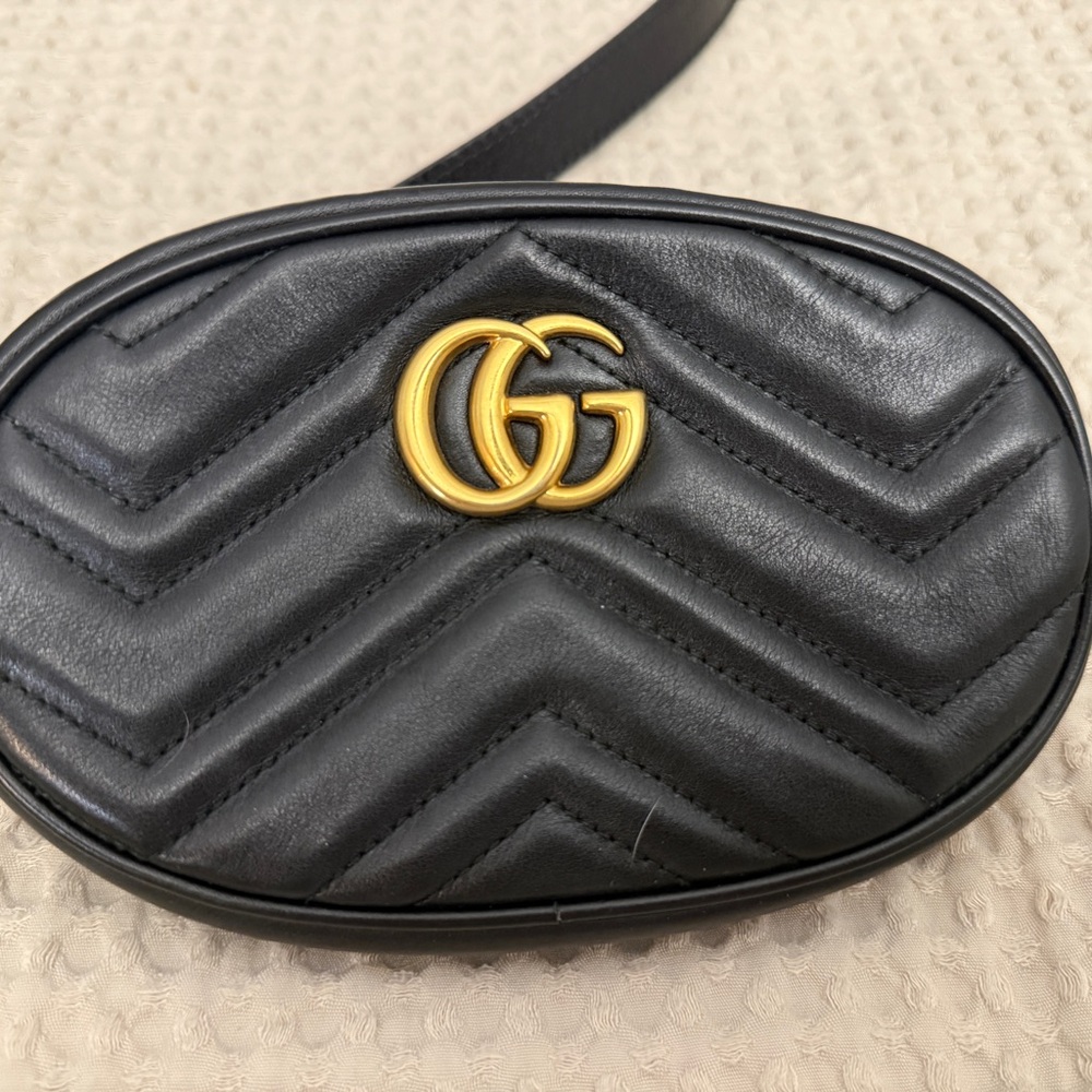 GG Marmont Belt Bag Matelasse Leather